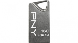 FDI16GT330-EF, USB-Stick T3 Attache, 16 GB, grey, PNY