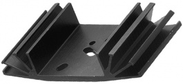 SK 31/37,5 SA-3, Heat sink 37.5 mm 7 K/W black anodised, Fischer Elektronik