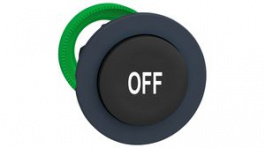 ZB5FL235, Pushbutton Head OFF Black Raised Suitable for Harmony XB5, SCHNEIDER ELECTRIC