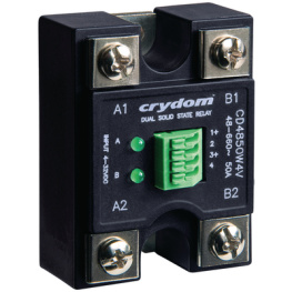 CD2425W4V, Solid state relay dual phase 4...32 VDC 25 A, Sensata
