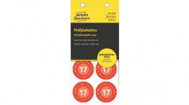 6938, Inspection Plate Inspection 8 Red, Zweckform