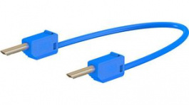 28.0033-06023, Test Lead 600mm Blue 30V Gold-Plated, Staubli (former Multi-Contact )
