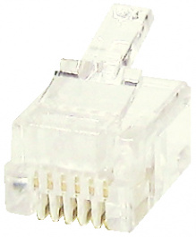 TA-1166, Modular connector (set with 10 pcs.) RJ12 6P/6C, Maxxtro