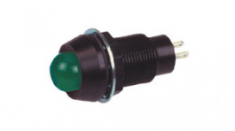 651-114-04, LED Indicator, green, 40 mcd, 2.2 VDC, Marl