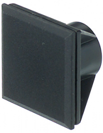 61-9451.0, Заглушка; 61; 24x24мм; Корпус: черный; Мат-л: пластик, EAO