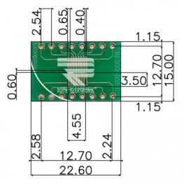 RE933-03ST, Prototyping board FR4 Epoxide + chem. Ni/Au, Roth Elektronik