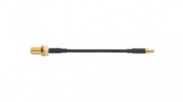 CAB.0130, RF Cable Assembly, SMA Female - MCX Male, 75mm, Black, Taoglas