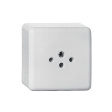 82003.X.61 Sockets for on-wall assembly 60 x 60 x 33 mm 250 VAC 10 A CH - white