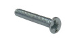 RND 610-00426 [100 шт] Countersunk Cross-Head Screw, Flat Head/Machine, Phillips, PH1, M3, 20mm, Pack o