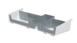 58.750, Viewlite Utensil Tray, White, Suitable for Office Appliances, Dataflex