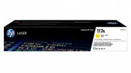 W2072A, Toner Cartridge, 700 Sheets, Yellow, HP