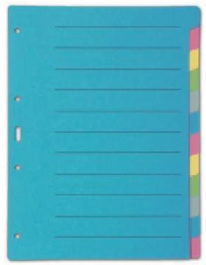 461412, BIELLA register carton coloured A4 blank, Biella