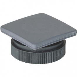 5.05.800.068/0000, Blanking cap square 22 mm slate, RAFI