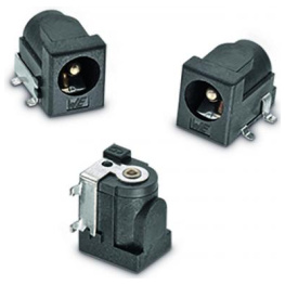 694108106102, DC Power jack, Female, 6.4 mmSeries WR-DC 90° SMT, WURTH Elektronik