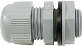 PPC7 BK080, Cable Gland; PG7, With Locknut; 8 mm; IP68; Black, Alpha Wire