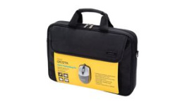 D30805-V1, Notebook Bag with Wired Mouse, Shoulder Strap, 15.6" (39.6 cm), Black, Dicota