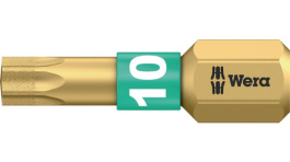 05066100001, Насадка; Torx®; TX10; Длина: 25мм; Монтаж: 1/4" (D6,3мм); BiTorsion, Wera Tools