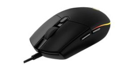910-005796, Wired Gaming Mouse G203 8000dpi Optical Black, Logitech