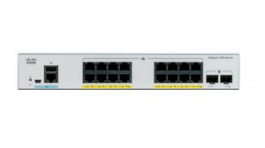 C1000-16T-2G-L, Ethernet Switch, RJ45 Ports 16, Fibre Ports 2, SFP, 1Gbps, Managed, Cisco Systems