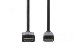 CVGP34500BK30, HDMI - HDMI-Mini Cable with Ethernet HDMI Plug - HDMI Mini Plug 3m, Nedis (HQ)