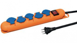 207620135 K, Outlet Strip 5 Type J (T13) Orange Type J (T12), Steffen