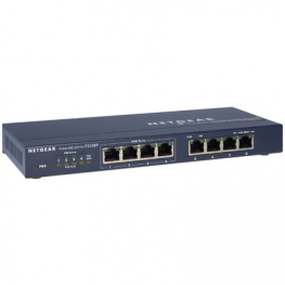 FS108PEU, Switch 8x 10/100 (4x PoE) - Desktop, NETGEAR