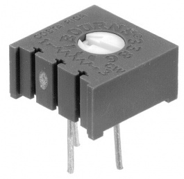 3386P-1-102LF, Trimmer Potentiometer 1 kOhm 500 mW, Bourns