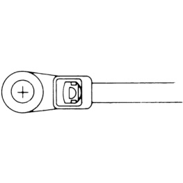 PLC2S-S10-C [100 шт], Cable Tie Natural 200 mm x4.8 mm, Panduit