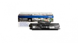 TN326BK, Toner Cartridge, 4000 Sheets, Black, Brother