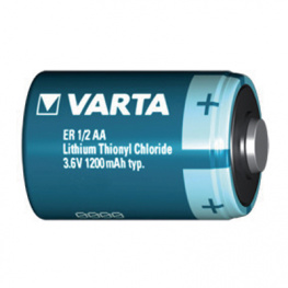 ER 1/2AA S, Lithium battery 3.6 V 1200 mAh, Varta