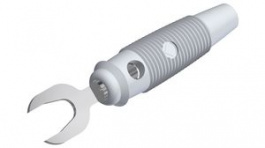 KB 3 WS, Cable Lug \x1a4mm Solder White 30A Nickel-Plated, SKS Kontakttechnik