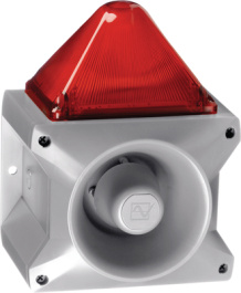 PA X 10-10 24 DC RO 7035, Flashing sounder red, Pfannenberg