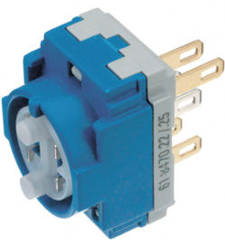 61-8490.22, Контактная группа; 61; -25?55°C; Выводы: коннекторы; 250ВAC; 5А, EAO