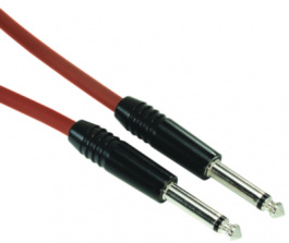 NPK6-RD, Audio cable mono jack 6.3 mm 6 m, Contrik