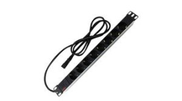 19071622, Power Distribution Unit 8x DE Type F (CEE 7/3) Socket - IEC 60320 C14 Plug, Roline