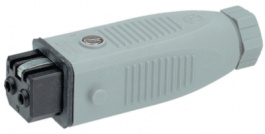 STAK 20, Разъем: прямоугольный; ST; вилка; "мама"; PIN:2; луженые; IP54; 16А, Hirschmann