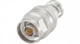 51S153-S00N5, Straight Adapter, BNC Plug - N Plug, 50Ohm, Rosenberger connectors