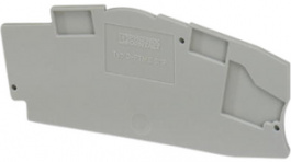 3212307, D-PTME 6/1P End plate, Grey, Phoenix Contact
