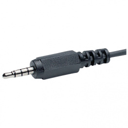 MC-4350, Jack plug with cable black 4P, Marushin Electric