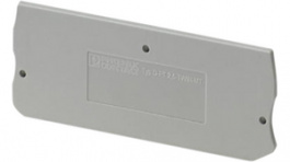 3211317, D-PT 2,5-TWIN-MT End plate, Grey, Phoenix Contact