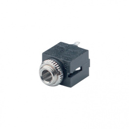 MJ-355W, Jack panel socket Nickel - Plated 3 Poles, Marushin Electric