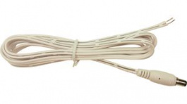 FC6814751W, Вилка; питания DC; "мама"; 5,5/2,5мм; с фиксатором, с проводом, Cliff