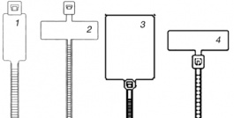MCV-270 [100 шт], Cable tie 28 x 13 mm PU=100 ST, Kai Suh Suh (KSS)