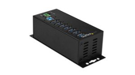 HB30A7AME, Industrial USB Hub with Surge Protection, 7x USB A Socket/USB B Socket/Terminal Block - DC Power Jack, StarTech.com