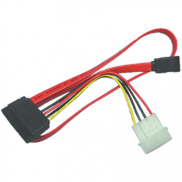 SP1507, SATA cable data + power 15 cm, Maxxtro