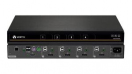 SC945DPH-400, 4-Port KVM Switch, DisplayPort / HDMI Combo Socket, USB-A/USB-B, Vertiv