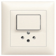 82063.AR.FMI.61 Combination switch and socket CH