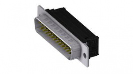 DTS25PFC/2-A, QC2 D-Sub Plug, DB-25, IDC, Deltron swiss