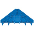 BZT PRV16 BL 35X15 Marker holder Levels = 16, Connections = 32, 113.4 x 10.2 x 225 mm blue