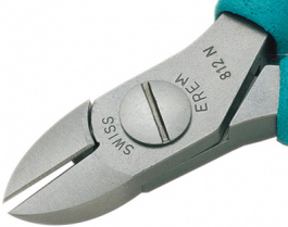 812N, Precision Side-Cutting Pliers;120 mm with Bevel, Erem